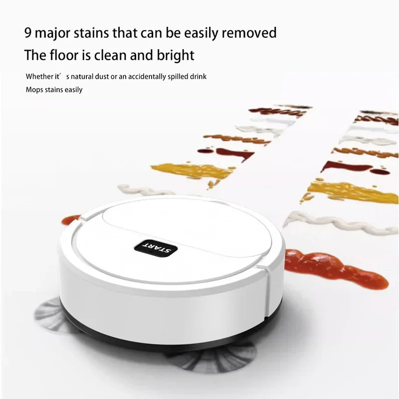 2026 Smart Sweeping Robot Mini Silent Vacuum Cleaner Sweep Mop Brush 5-in-1 Multi-function Cleaning Machine for Home