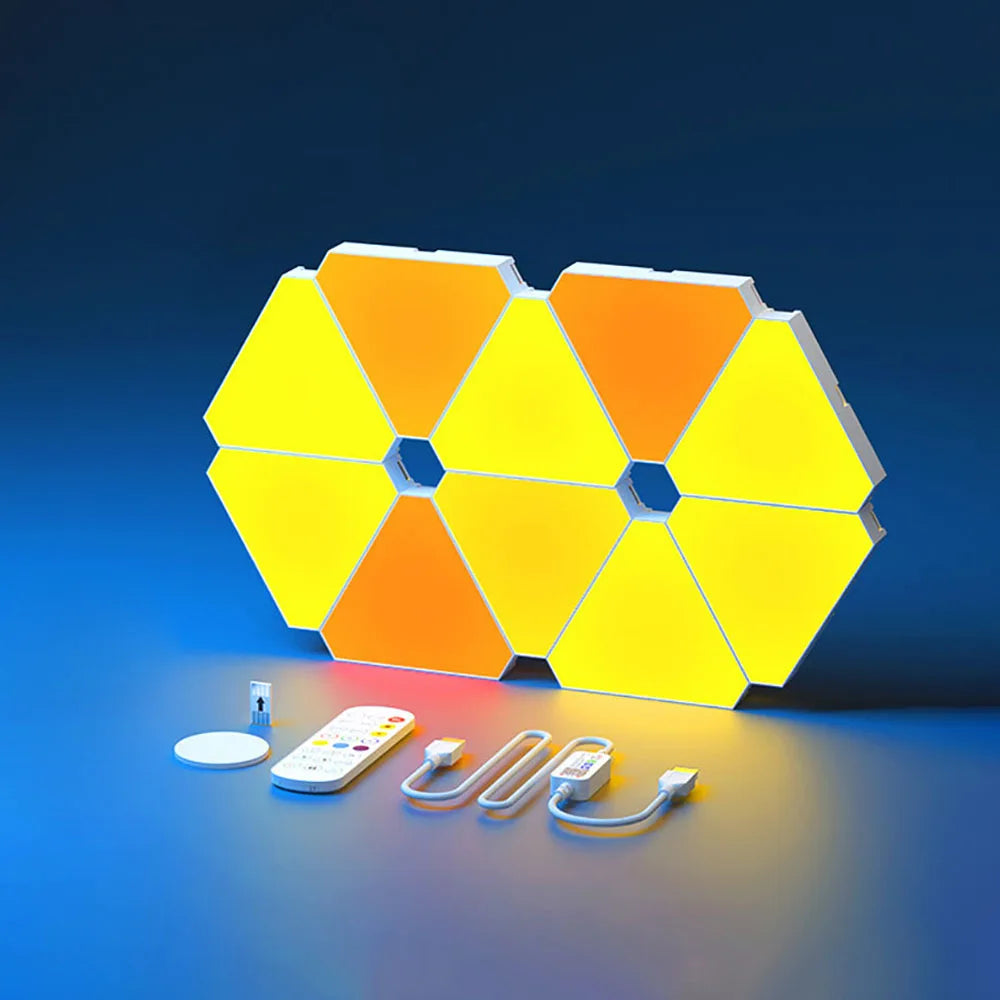 Quantum Triangle LED Lamp